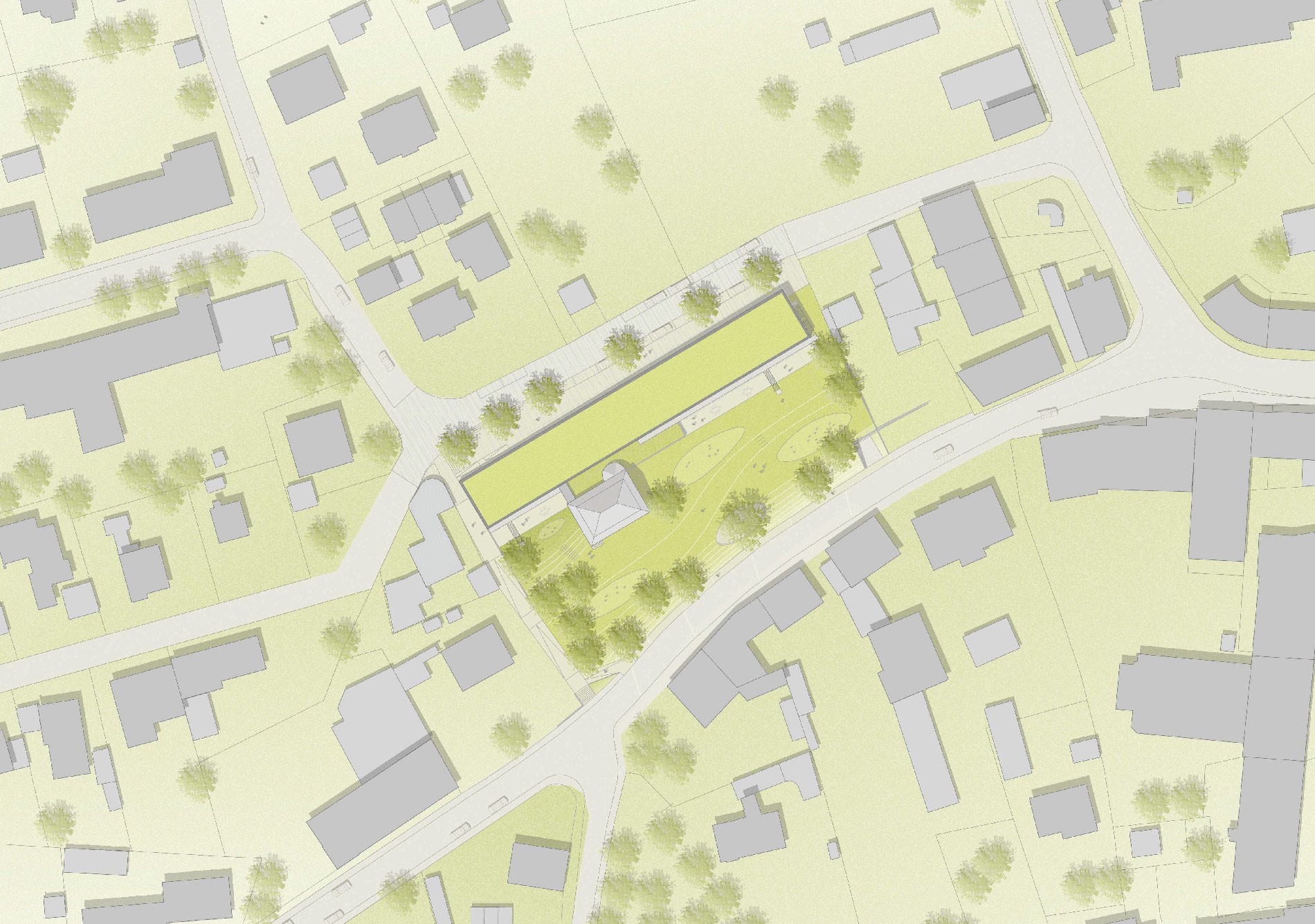 Referenz Familienzentrum St. Sebastian Lageplan
